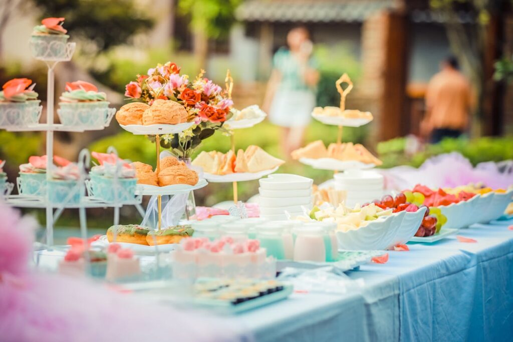 Gartenparty gesund und lecker